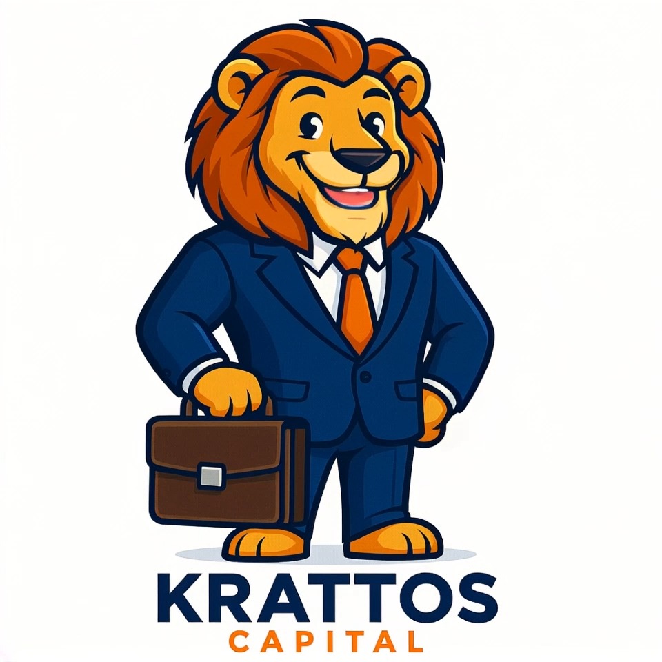 Mascote Krattos - Leão da Krattos Capital